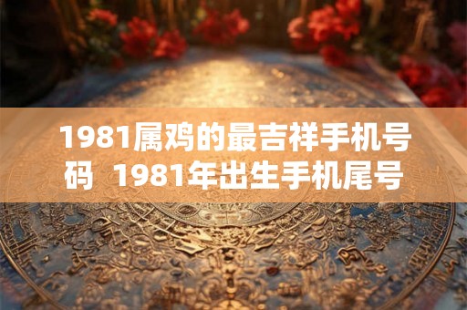 1981属鸡的最吉祥手机号码  1981年出生手机尾号