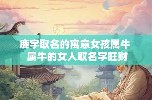 鹿字取名的寓意女孩属牛  属牛的女人取名字旺财