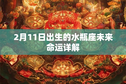 2月11日出生的水瓶座未来命运详解