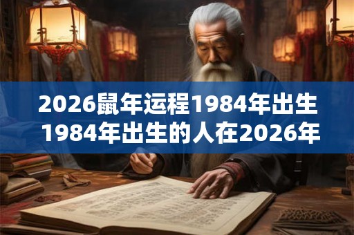 2026鼠年运程1984年出生 1984年出生的人在2026年鼠年的运势如何