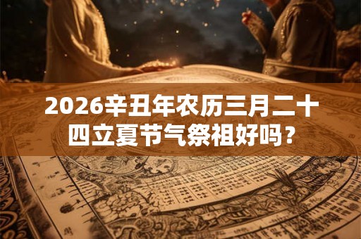 2026辛丑年农历三月二十四立夏节气祭祖好吗？