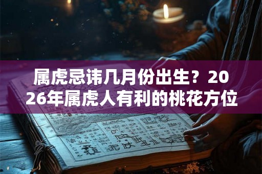 属虎忌讳几月份出生？2026年属虎人有利的桃花方位