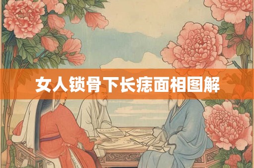 女人锁骨下长痣面相图解