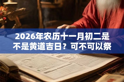 2026年农历十一月初二是不是黄道吉日？可不可以祭祖？