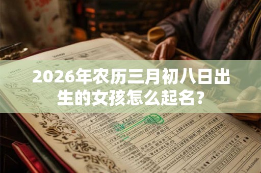 2026年农历三月初八日出生的女孩怎么起名？