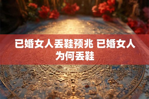 已婚女人丢鞋预兆 已婚女人为何丢鞋