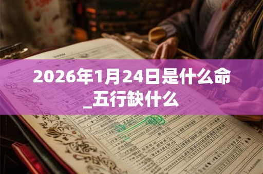 2026年1月24日是什么命_五行缺什么