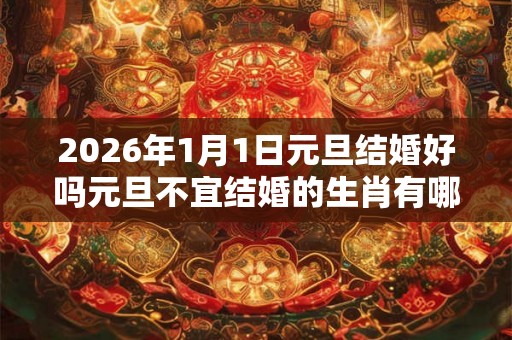 2026年1月1日元旦结婚好吗元旦不宜结婚的生肖有哪些？
