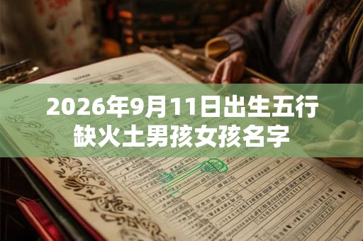 2026年9月11日出生五行缺火土男孩女孩名字