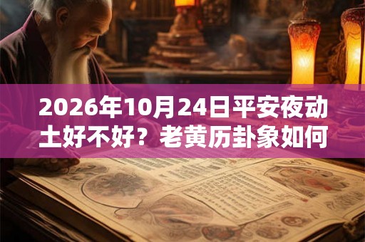 2026年10月24日平安夜动土好不好?老黄历卦象如何? 2026年10月24日平安夜动土好不好?老黄历卦象如何?