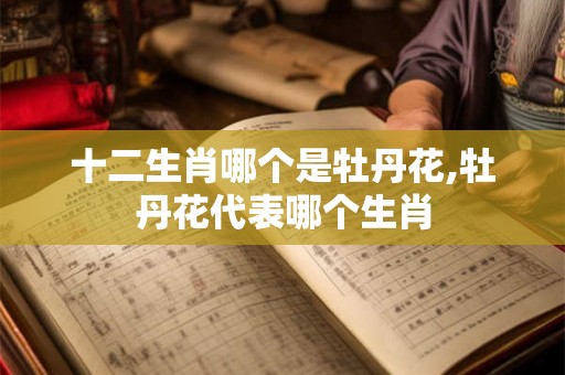 十二生肖哪个是牡丹花,牡丹花代表哪个生肖
