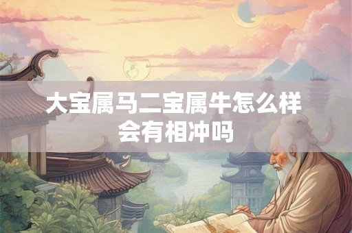 大宝属马二宝属牛怎么样 会有相冲吗