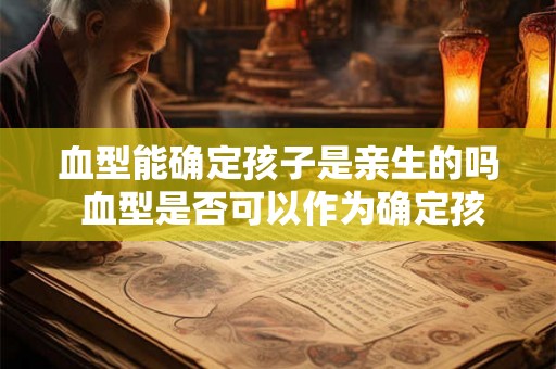 血型能确定孩子是亲生的吗 血型是否可以作为确定孩子亲生关系的依据