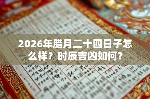 2026年腊月二十四日子怎么样？时辰吉凶如何？
