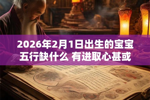 2026年2月1日出生的宝宝五行缺什么 有进取心甚或是野心