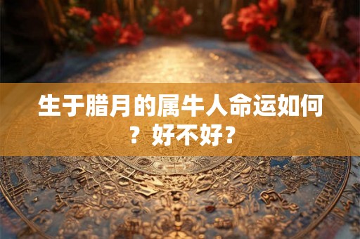 生于腊月的属牛人命运如何？好不好？