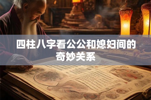 四柱八字看公公和媳妇间的奇妙关系
