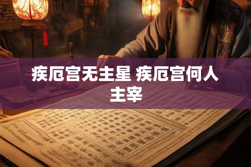 疾厄宫无主星 疾厄宫何人主宰