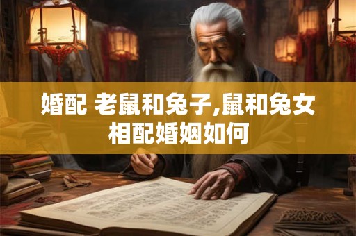 婚配 老鼠和兔子,鼠和兔女相配婚姻如何