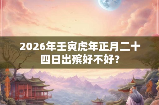 2026年壬寅虎年正月二十四日出殡好不好？