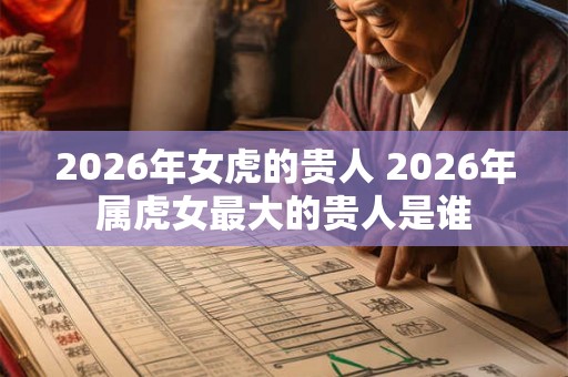 2026年女虎的贵人 2026年属虎女最大的贵人是谁