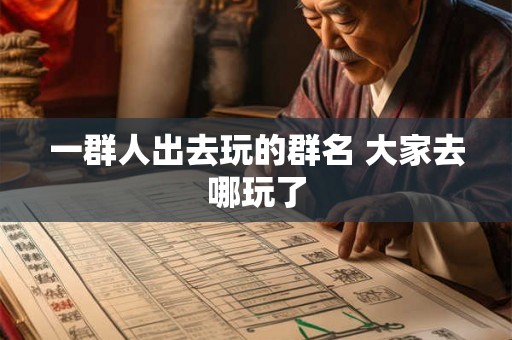 一群人出去玩的群名 大家去哪玩了
