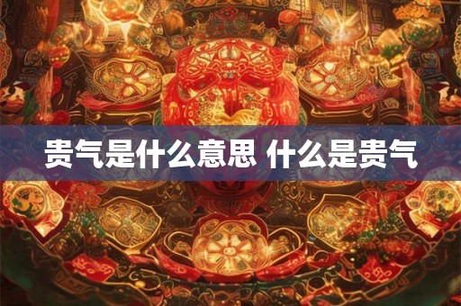 贵气是什么意思 什么是贵气 贵气是什么意思 什么是贵气
