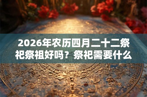 2026年农历四月二十二祭祀祭祖好吗?祭祀需要什么准备? 2026年农历四月二十二祭祀祭祖好吗?祭祀需要什么准备?