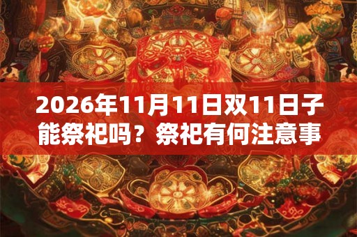 2026年11月11日双11日子能祭祀吗？祭祀有何注意事项？