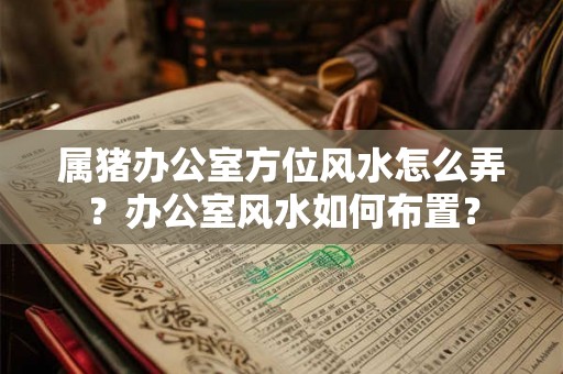 属猪办公室方位风水怎么弄？办公室风水如何布置？
