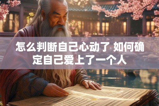 怎么判断自己心动了 如何确定自己爱上了一个人 怎么判断自己心动了 如何确定自己爱上了一个人