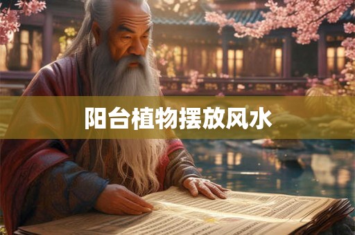 阳台植物摆放风水