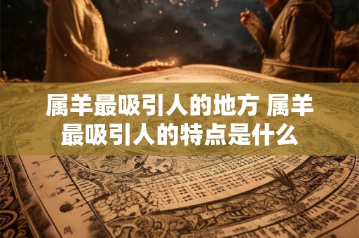 属羊最吸引人的地方 属羊最吸引人的特点是什么