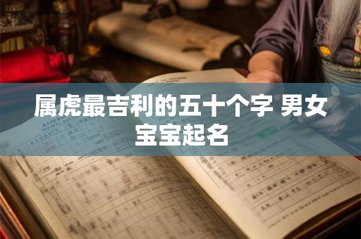 属虎最吉利的五十个字 男女宝宝起名