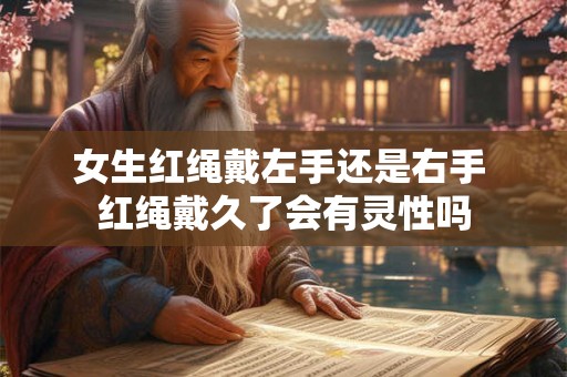 女生红绳戴左手还是右手 红绳戴久了会有灵性吗