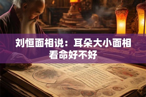 刘恒面相说：耳朵大小面相看命好不好