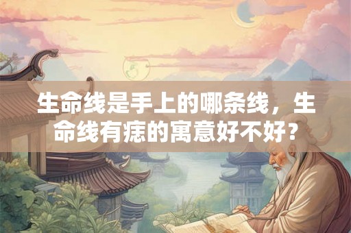 生命线是手上的哪条线，生命线有痣的寓意好不好？