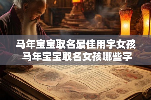 马年宝宝取名最佳用字女孩 马年宝宝取名女孩哪些字最佳大意不变 马年宝宝取名最佳用字女孩 马年宝宝取名女孩哪些字最佳大意不变