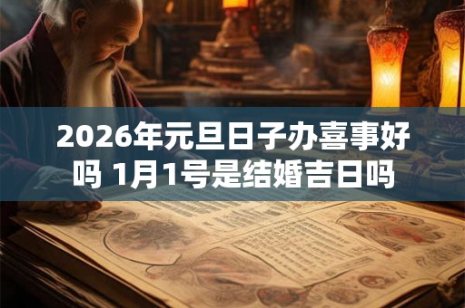 2026年元旦日子办喜事好吗 1月1号是结婚吉日吗