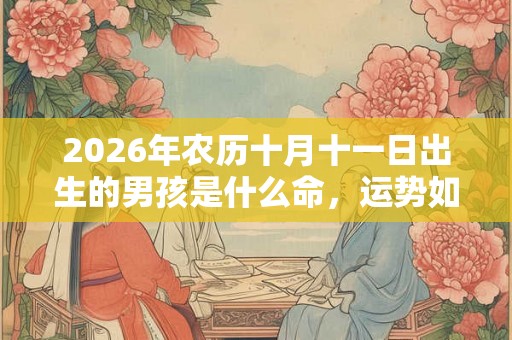 2026年农历十月十一日出生的男孩是什么命,运势如何? 2026年农历十月十一日出生的男孩是什么命,运势如何?