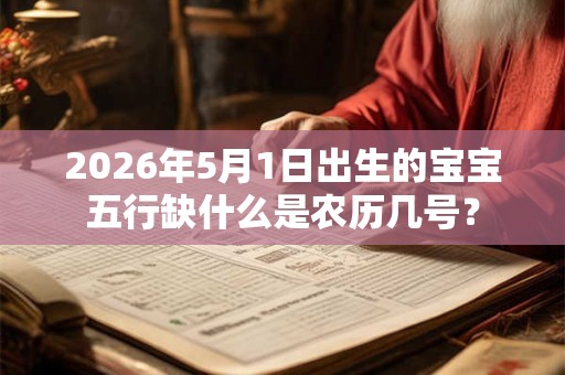 2026年5月1日出生的宝宝五行缺什么是农历几号？