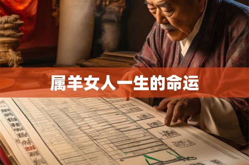 属羊女人一生的命运 属羊女人一生的命运
