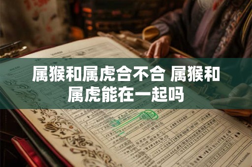 属猴和属虎合不合 属猴和属虎能在一起吗