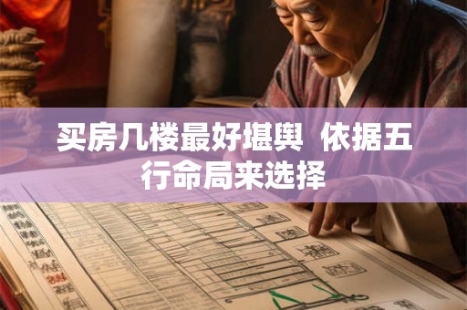 买房几楼最好堪舆 依据五行命局来选择 买房几楼最好堪舆 依据五行命局来选择