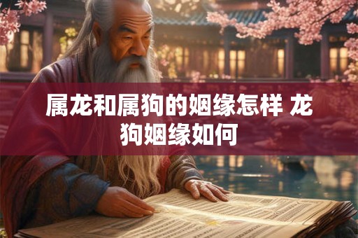 属龙和属狗的姻缘怎样 龙狗姻缘如何