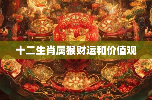 十二生肖属猴财运和价值观 十二生肖属猴财运和价值观