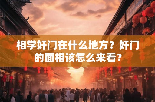 相学奸门在什么地方？奸门的面相该怎么来看？