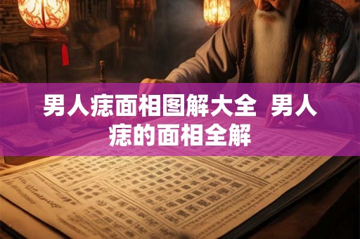 男人痣面相图解大全  男人痣的面相全解