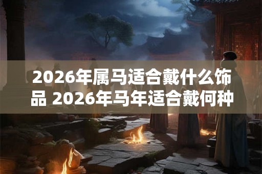 2026年属马适合戴什么饰品 2026年马年适合戴何种饰物