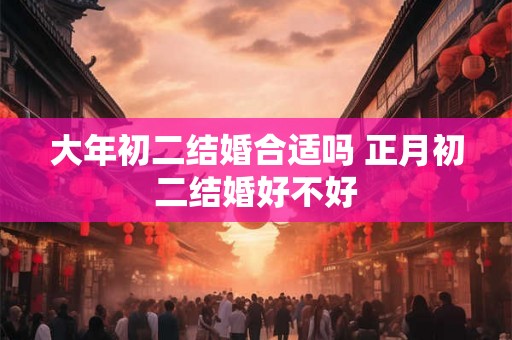 大年初二结婚合适吗 正月初二结婚好不好 大年初二结婚合适吗 正月初二结婚好不好